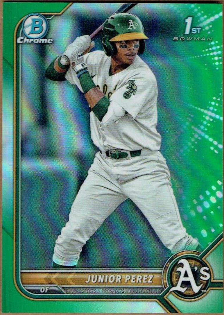 Junior Perez [Green Refractor] #BCP-180