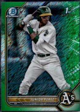 Junior Perez [Green Shimmer Refractor] #BCP-180