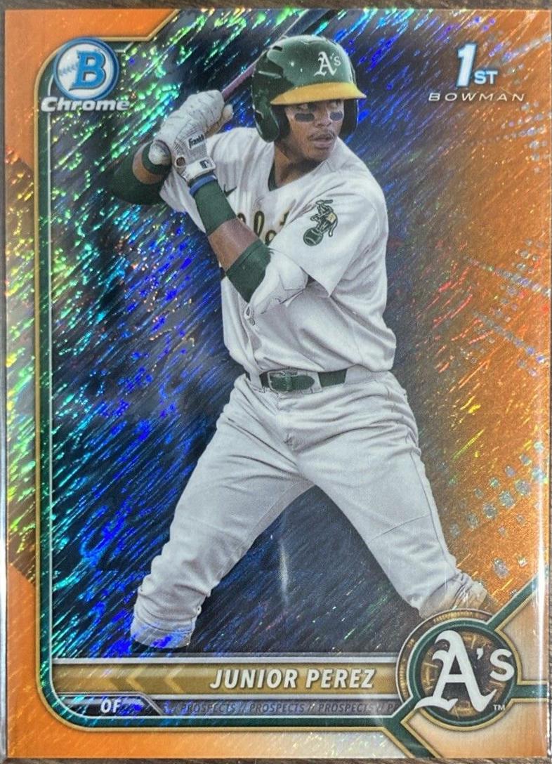 Junior Perez [Orange Shimmer Refractor] #BCP-180