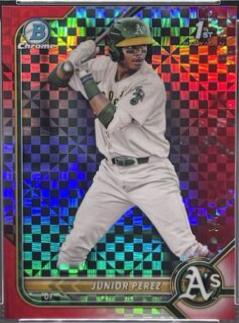 Junior Perez [Red Refractor] #BCP-180