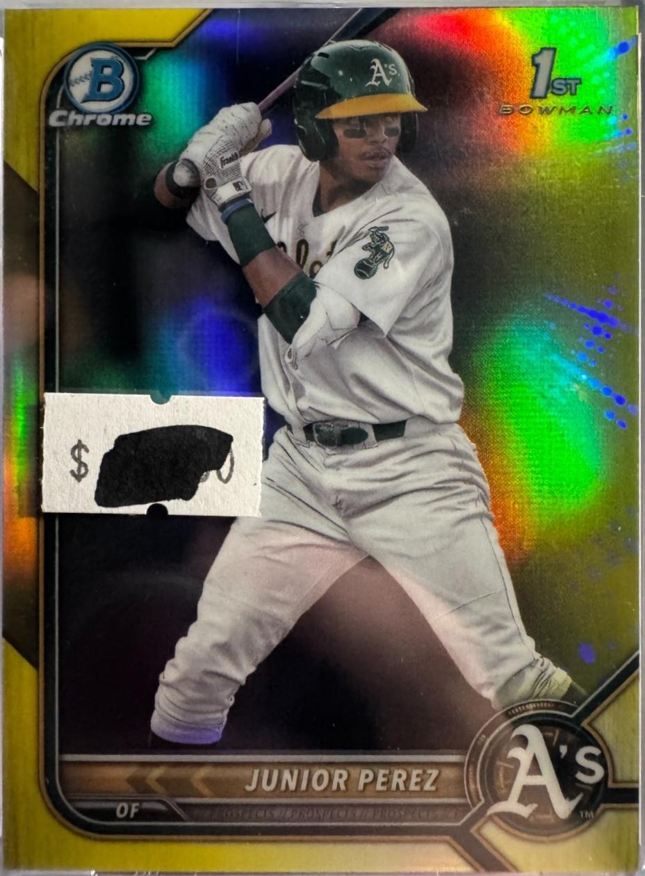 Junior Perez [Yellow Refractor] #BCP-180
