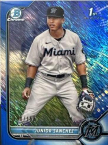 Junior Sanchez [Blue Shimmer Refractor] #BCP-111