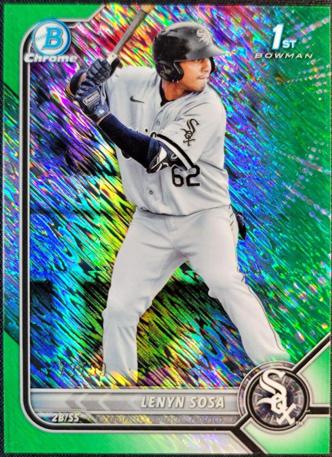 Lenyn Sosa [Green Shimmer Refractor] #BCP-76
