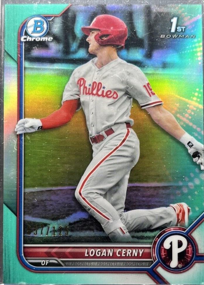 Logan Cerny [Aqua Refractor] #BCP-120