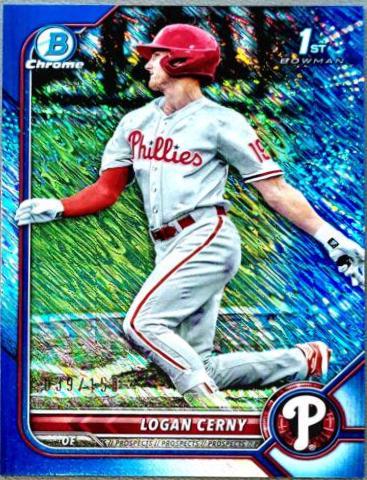 Logan Cerny [Blue Refractor] #BCP-120