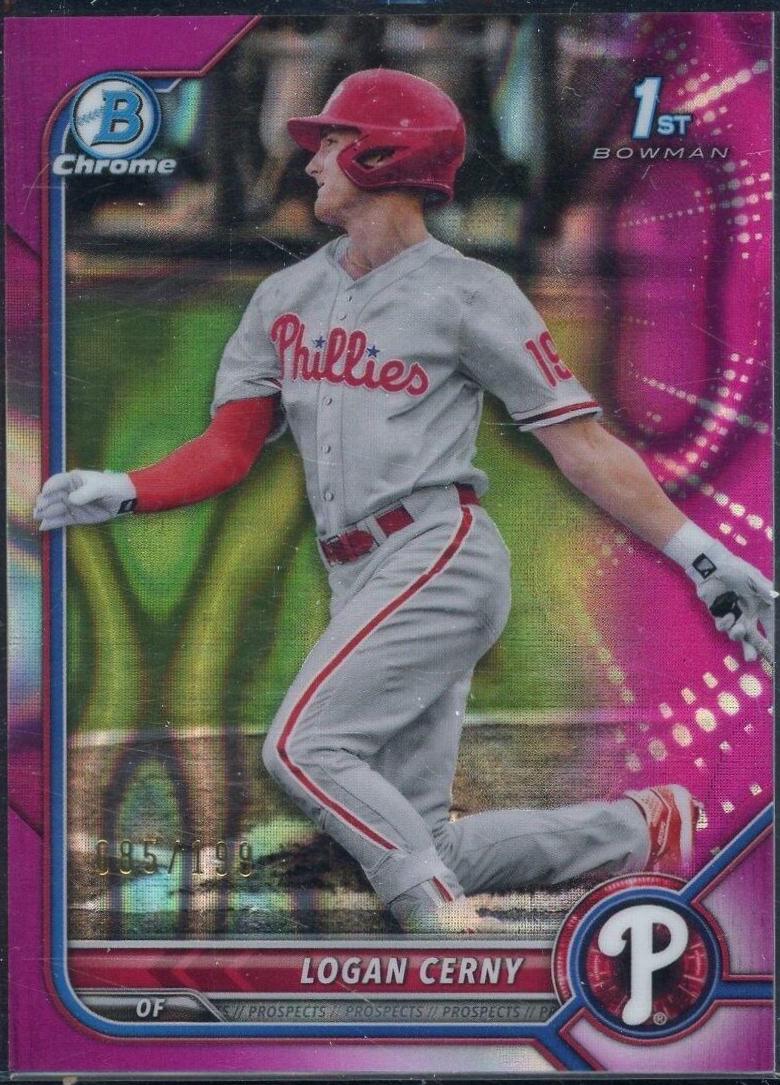 Logan Cerny [Fuchsia Lava Refractor] #BCP-120