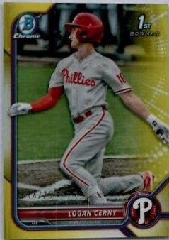 Logan Cerny [Yellow Refractor] #BCP-120