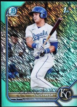 Luca Tresh [Aqua Shimmer Refractor] #BCP-136