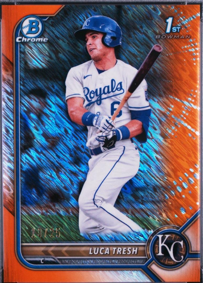 Luca Tresh [Orange Shimmer Refractor] #BCP-136