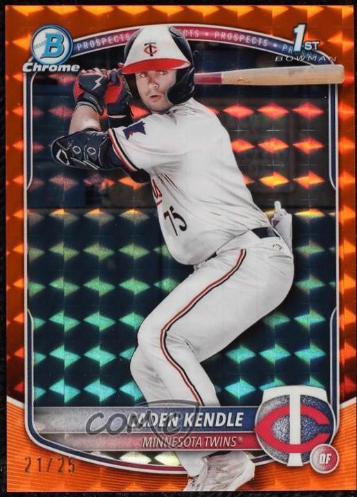 Caden Kendle [Orange Geometric] #BCP-113