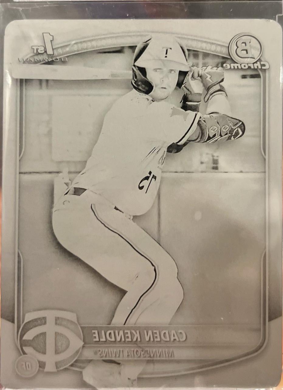Caden Kendle [Printing Plate] #BCP-113