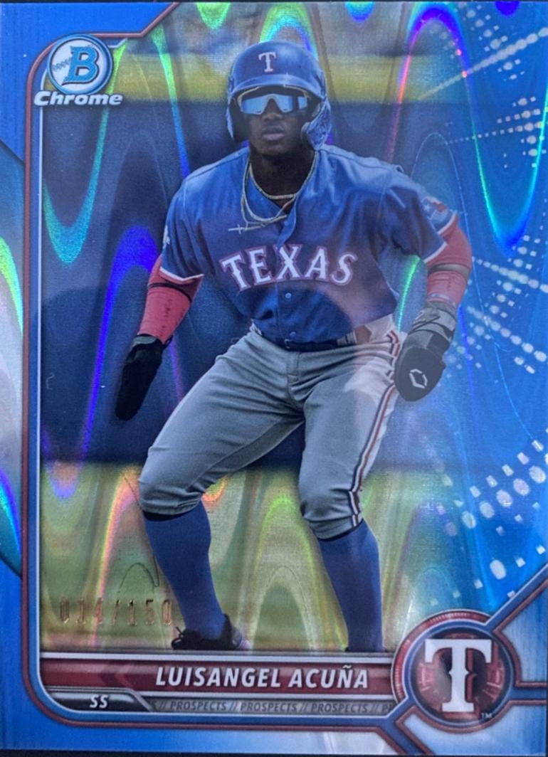 Luisangel Acuna [Blue RayWave Refractor] #BCP-72