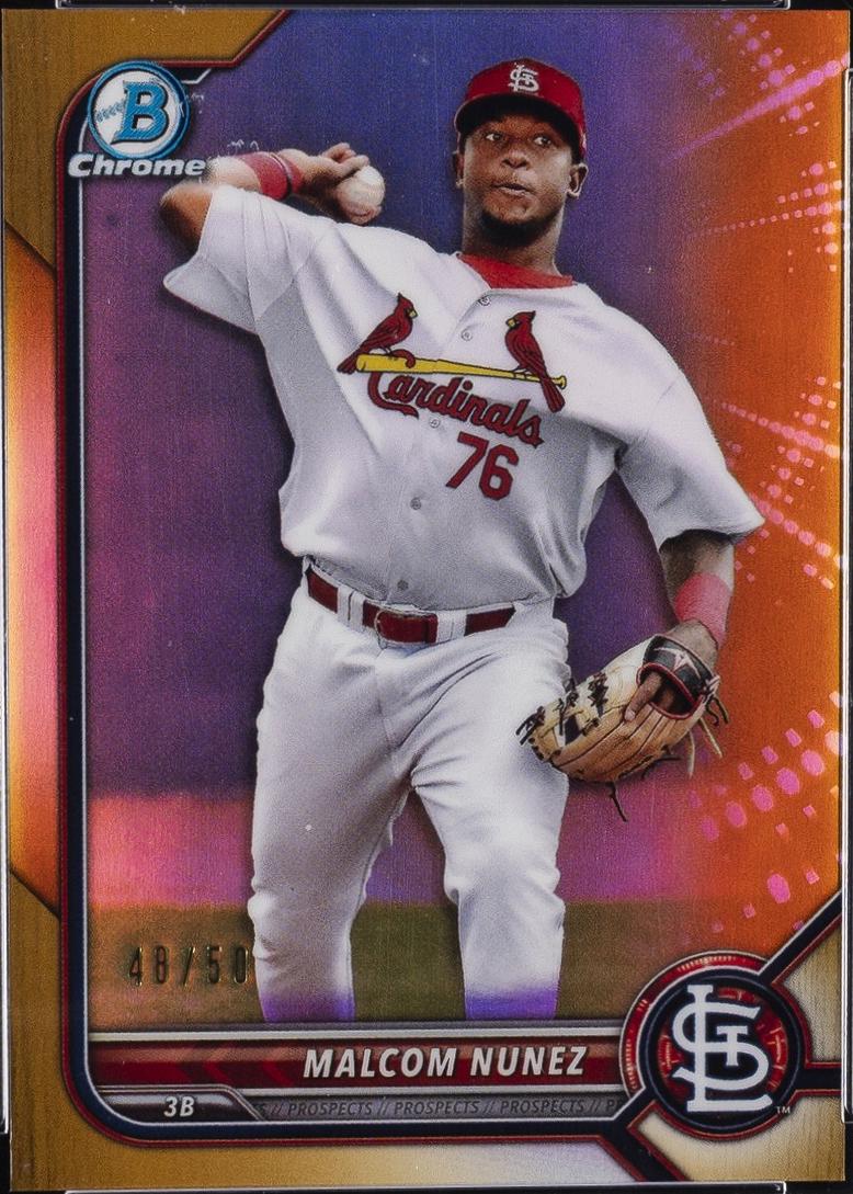 Malcom Nunez [Gold Refractor] #BCP-42