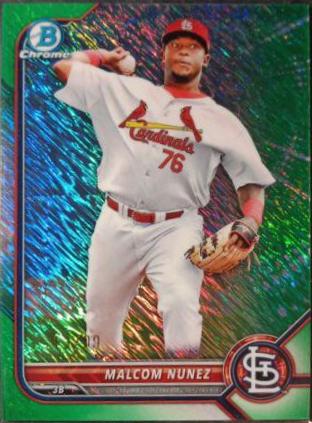 Malcom Nunez [Green Shimmer Refractor] #BCP-42