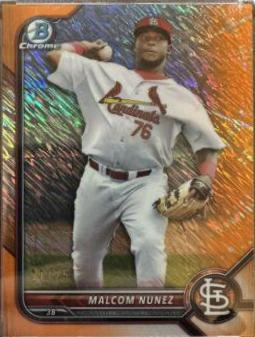 Malcom Nunez [Orange Shimmer Refractor] #BCP-42