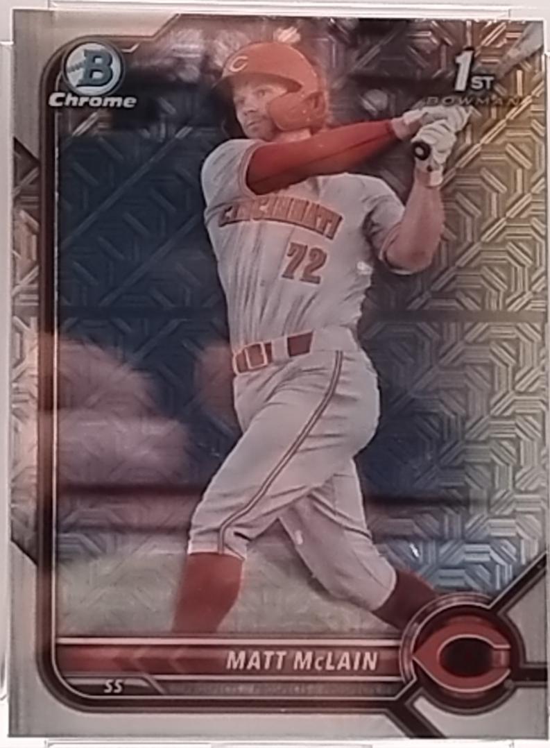 Matt McLain [Fuchsia Pink Mojo Refractor] #BCP-245