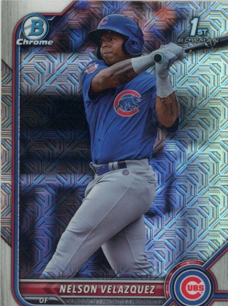 Nelson Velazquez [Fuchsia Pink Mojo Refractor] #BCP-194