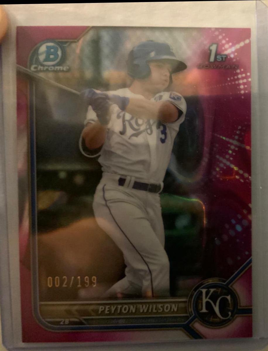 Peyton Wilson [Fuchsia Lava Refractor] #BCP-85
