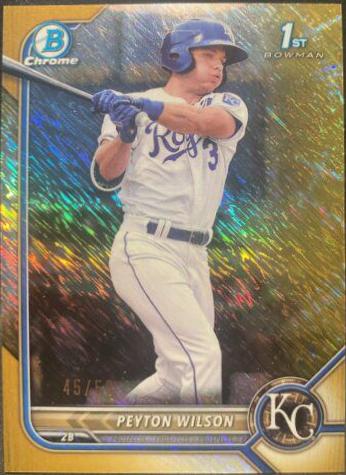 Peyton Wilson [Gold Shimmer Refractor] #BCP-85