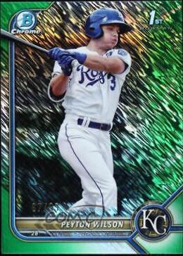 Peyton Wilson [Green Shimmer Refractor] #BCP-85