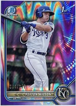 Peyton Wilson [Purple RayWave Refractor] #BCP-85