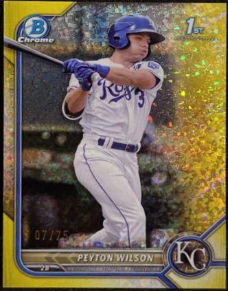 Peyton Wilson [Yellow Refractor] #BCP-85