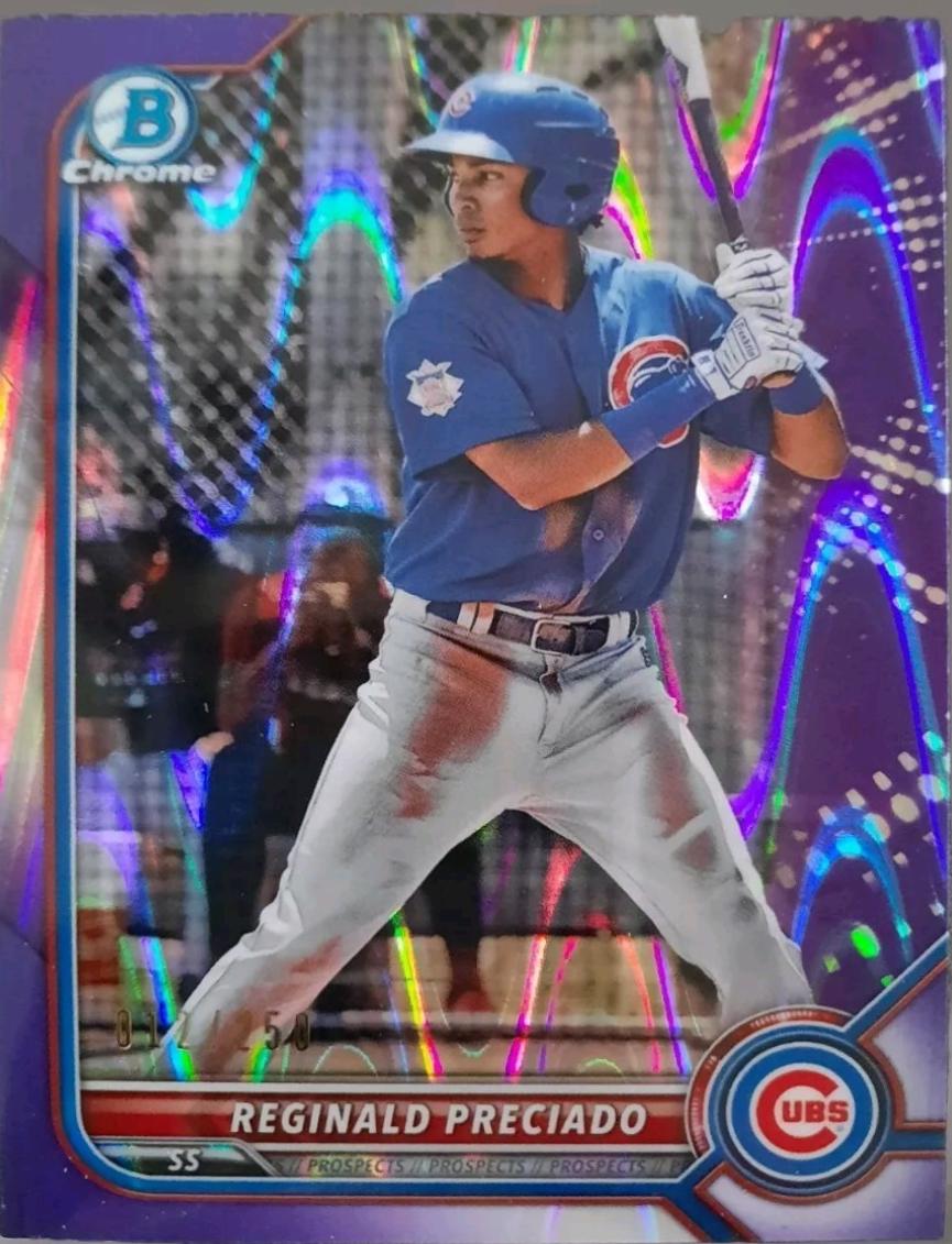 Reginald Preciado [Purple RayWave Refractor] #BCP-44