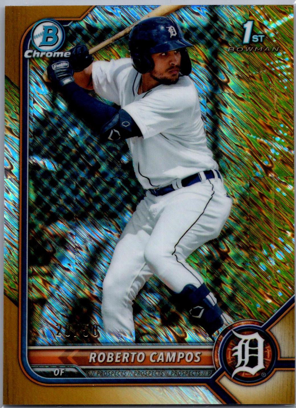 Roberto Campos [Gold Shimmer Refractor] #BCP-14