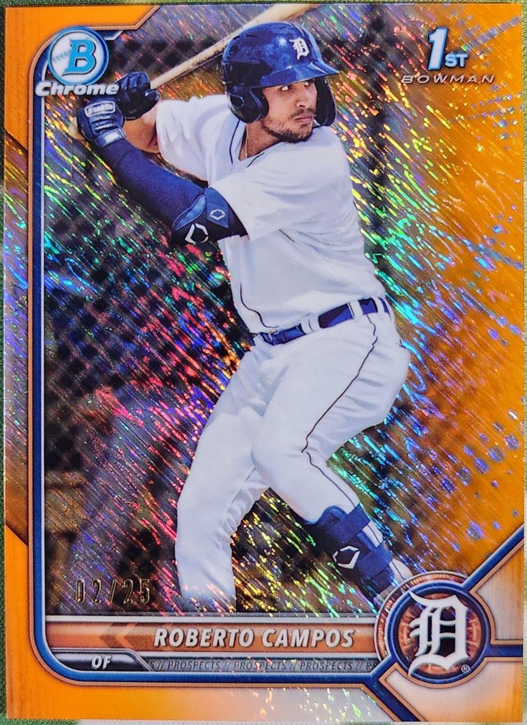 Roberto Campos [Orange Shimmer Refractor] #BCP-14