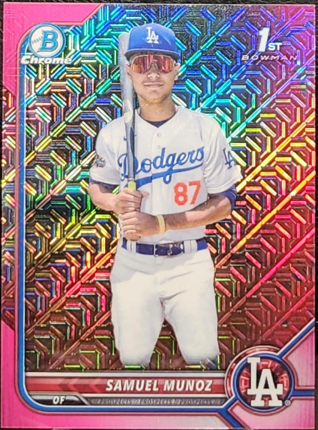Samuel Munoz [Fuchsia Pink Mojo Refractor] #BCP-161