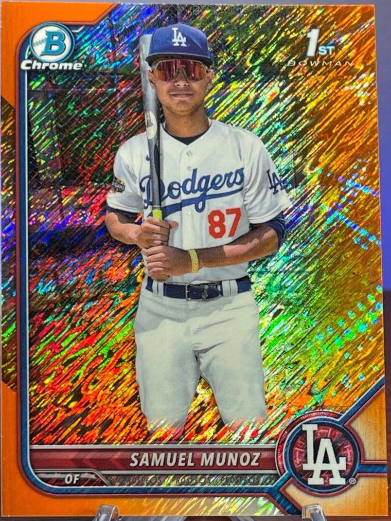 Samuel Munoz [Orange Shimmer Refractor] #BCP-161