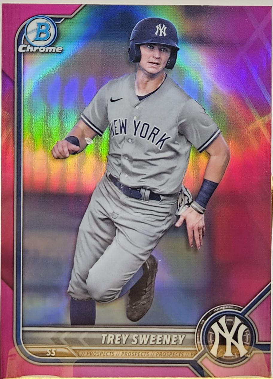 Trey Sweeney [Fuchsia Pink Shimmer Refractor] #BCP-214