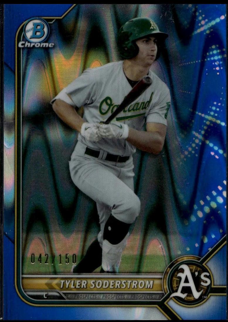 Tyler Soderstrom [Blue RayWave Refractor] #BCP-41