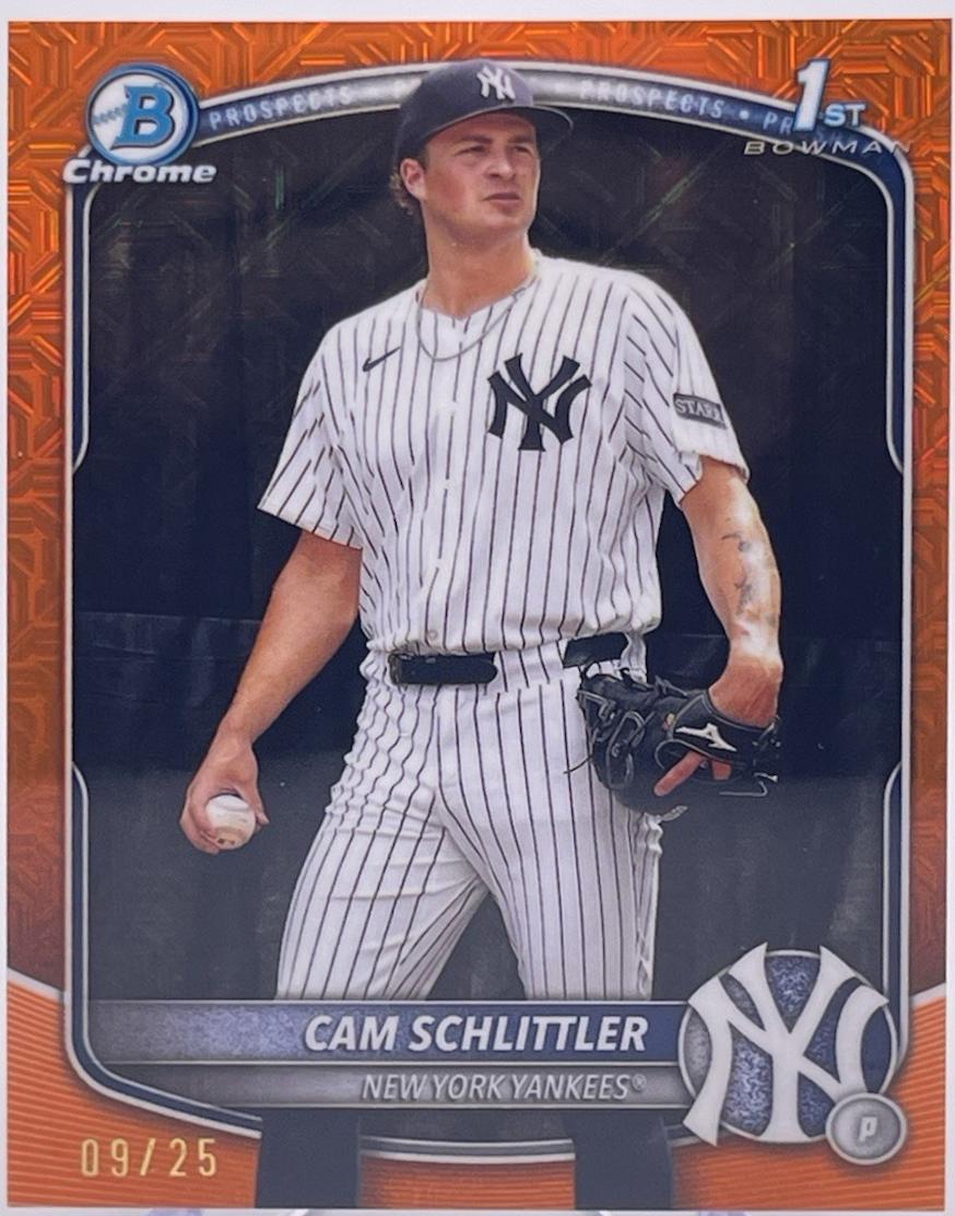 Cam Schlittler [Orange Mega Refractor] #BCP-166