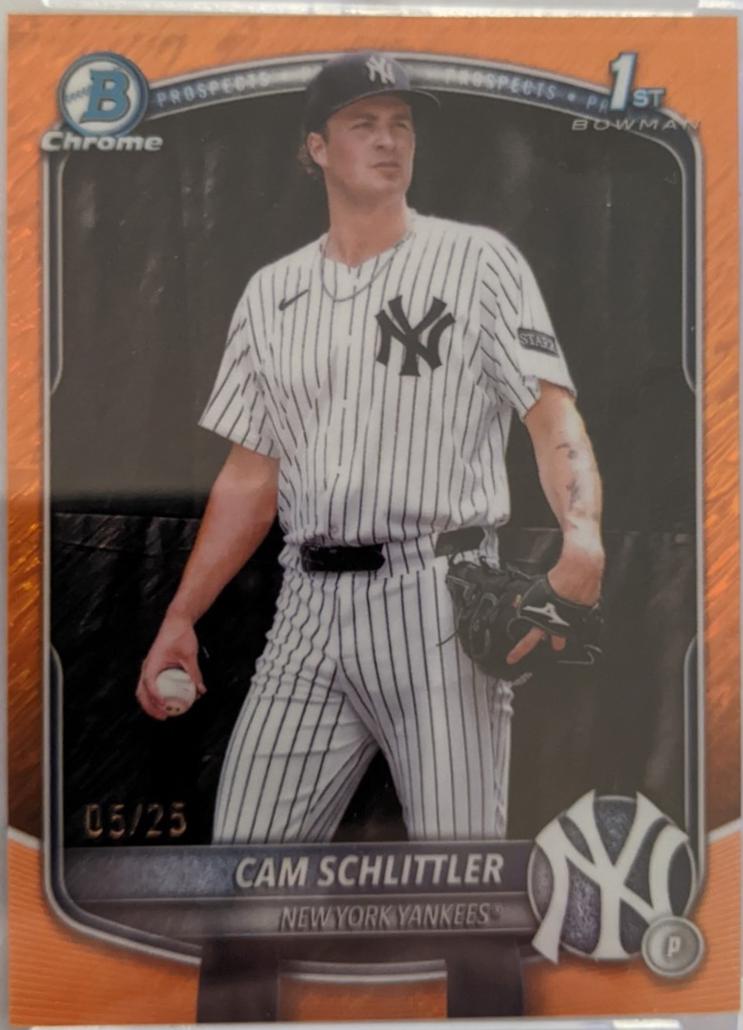 Cam Schlittler [Orange Shimmer] #BCP-166