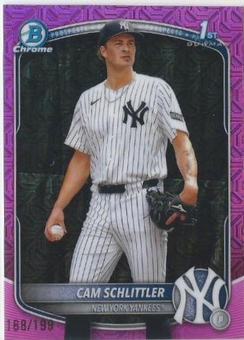 Cam Schlittler [Pink Mega Refractor] #BCP-166