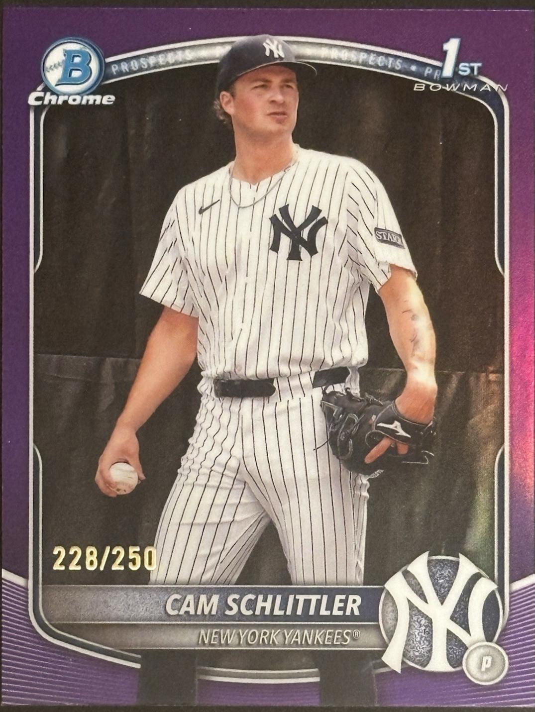 Cam Schlittler [Purple Mega Refractor] #BCP-166