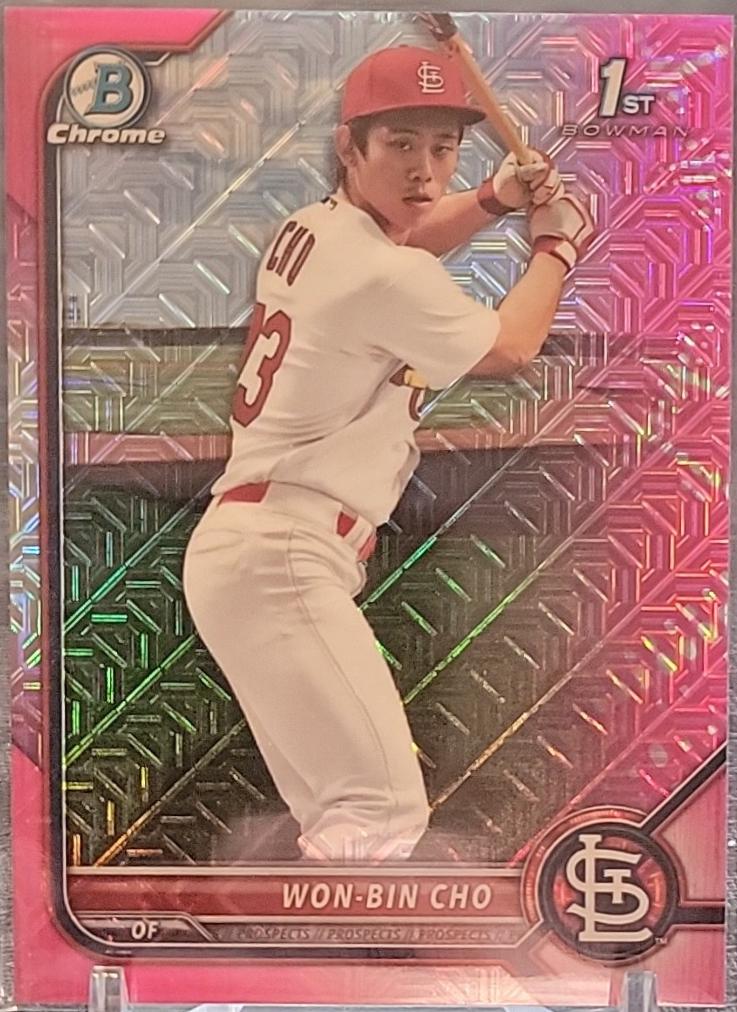 Won Bin Cho [Fuchsia Pink Mojo Refractor] #BCP-154