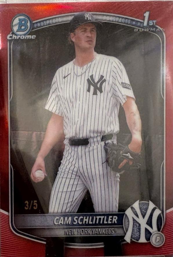 Cam Schlittler [Red Mega Refractor] #BCP-166