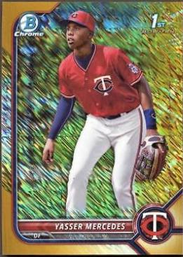 Yasser Mercedes [Gold Shimmer Refractor] #BCP-171