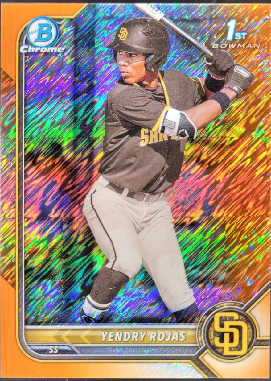 Yendry Rojas [Orange Shimmer Refractor] #BCP-178
