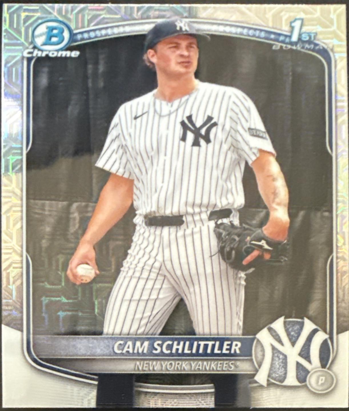 Cam Schlittler [Rose Gold Mojo Mega Refractor] #BCP-166