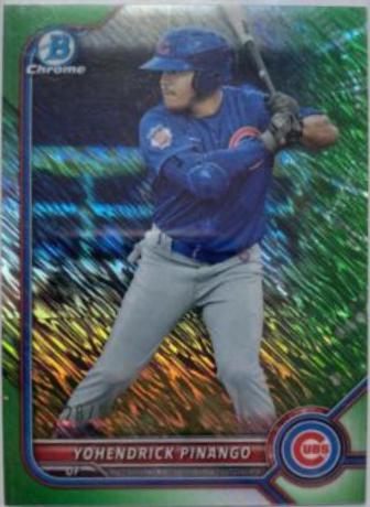 Yohendrick Pinango [Green Shimmer Refractor] #BCP-95