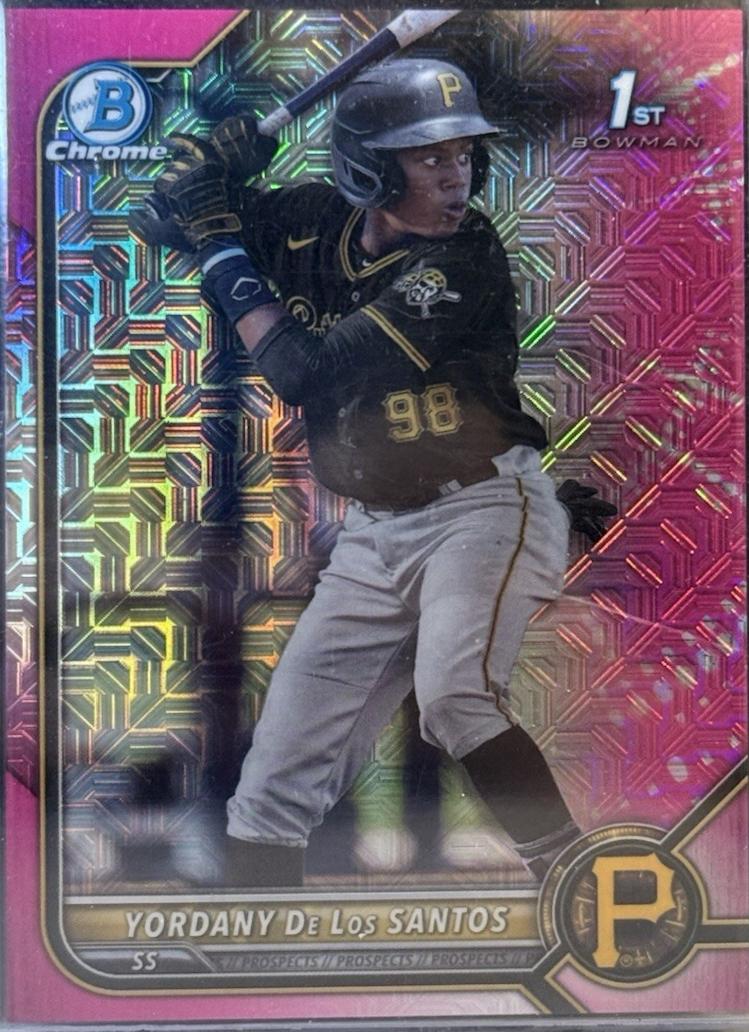 Yordany De Los Santos [Fuchsia Pink Mojo Refractor] #BCP-166