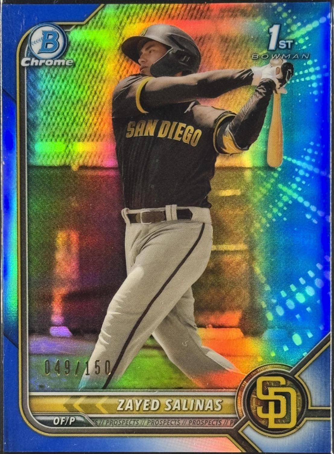 Zayed Salinas [Blue Refractor] #BCP-122