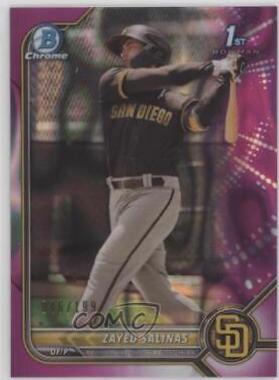 Zayed Salinas [Fuchsia Lava Refractor] #BCP-122