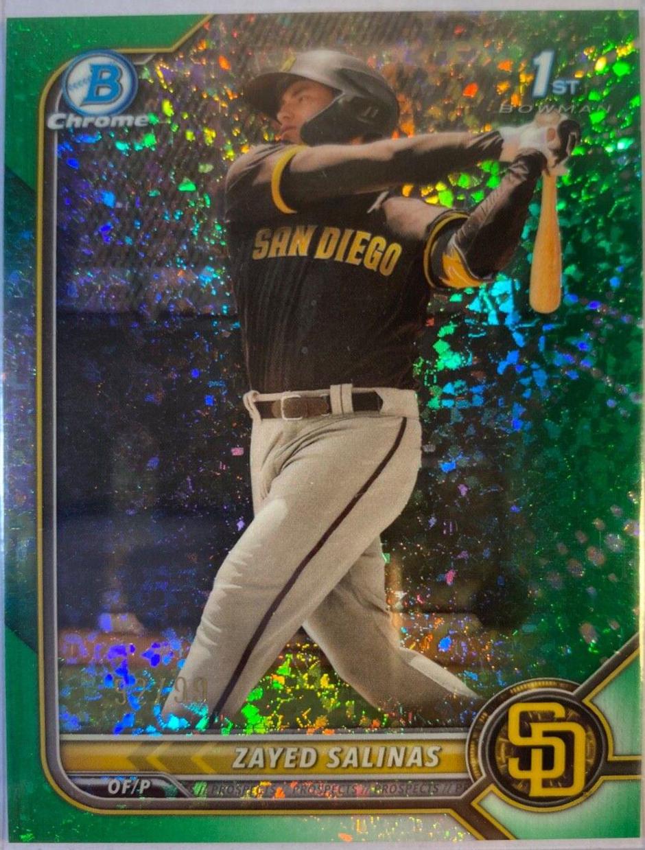 Zayed Salinas [Green Refractor] #BCP-122