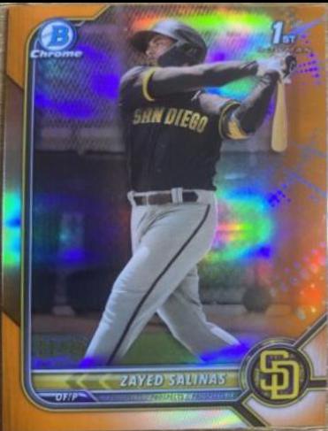 Zayed Salinas [Orange Refractor] #BCP-122