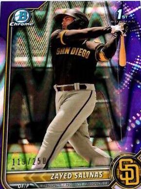 Zayed Salinas [Purple RayWave Refractor] #BCP-122