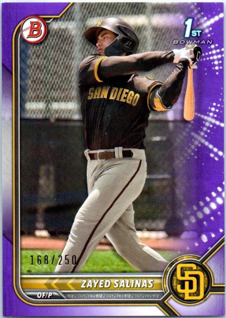Zayed Salinas [Purple Refractor] #BCP-122